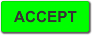ACCEPT adhesive label, green