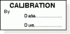 Calibration adhesive label L070W