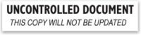 Uncontrolled Document stamp