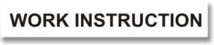 Work Instruction stamp